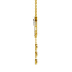 Lab Grown Diamond Necklace 1.49 Carat IGI Certified Round Shape 925 Sterling Silver Yellow Gold Plated Dream Catcher Necklace
