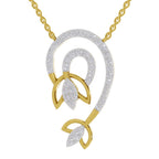 Lab Grown Diamond Necklace 1.3 Carat IGI Certified Round Shape 925 Sterling Silver Gold Plated Deram Catcher Pendant Necklace