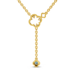 Lab Grown Diamond Necklace 0.11 Carat IGI Certified Round Shape 925 Sterling Silver Yellow Gold Plated Floral Necklace