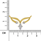 Sparq 0.28ct Minimal Diamond Cluster Swirl Necklace