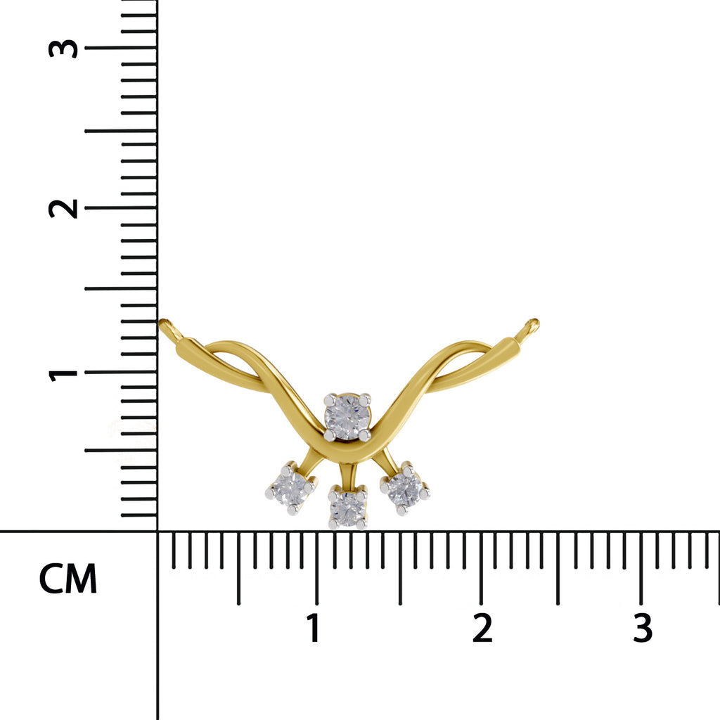 Sparq 0.13ct Minimal Diamond Cluster Necklace