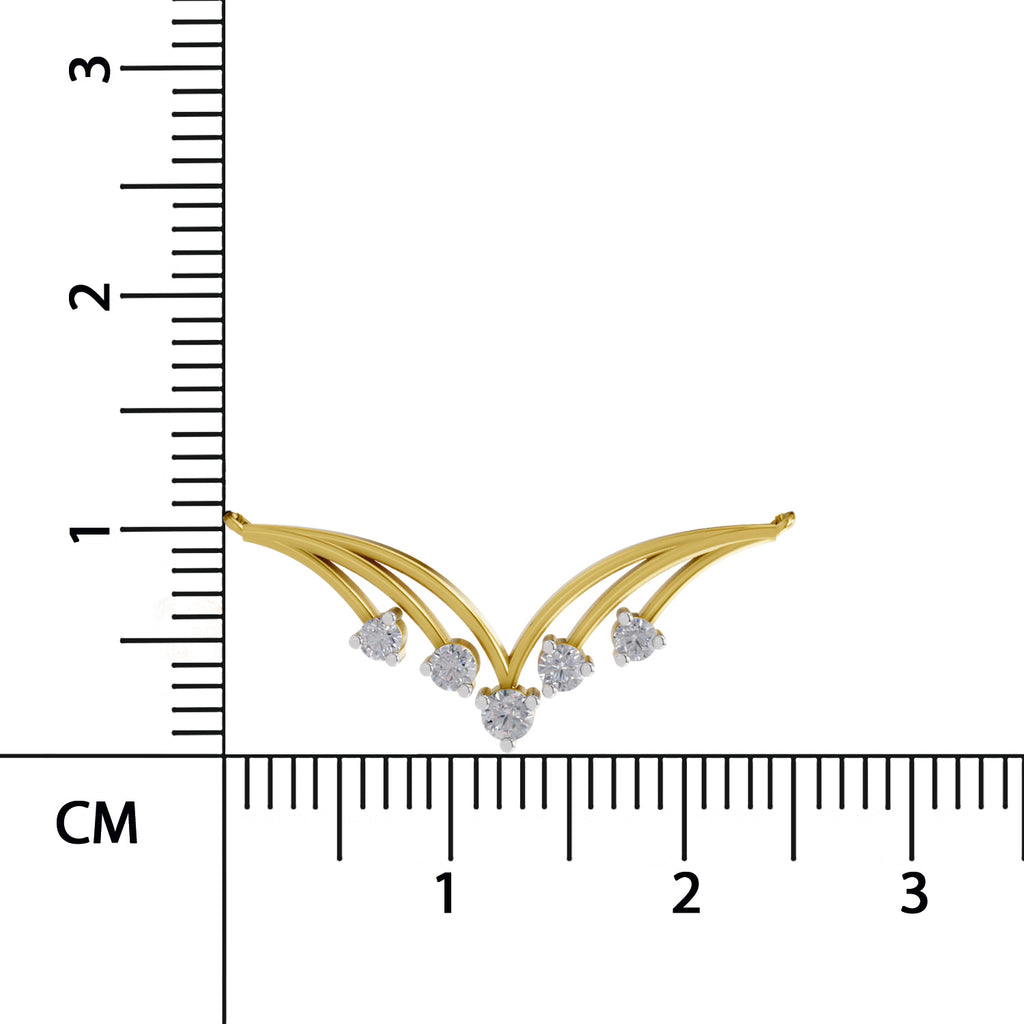 Sparq 0.16ct Minimal Diamond Cluster Necklace