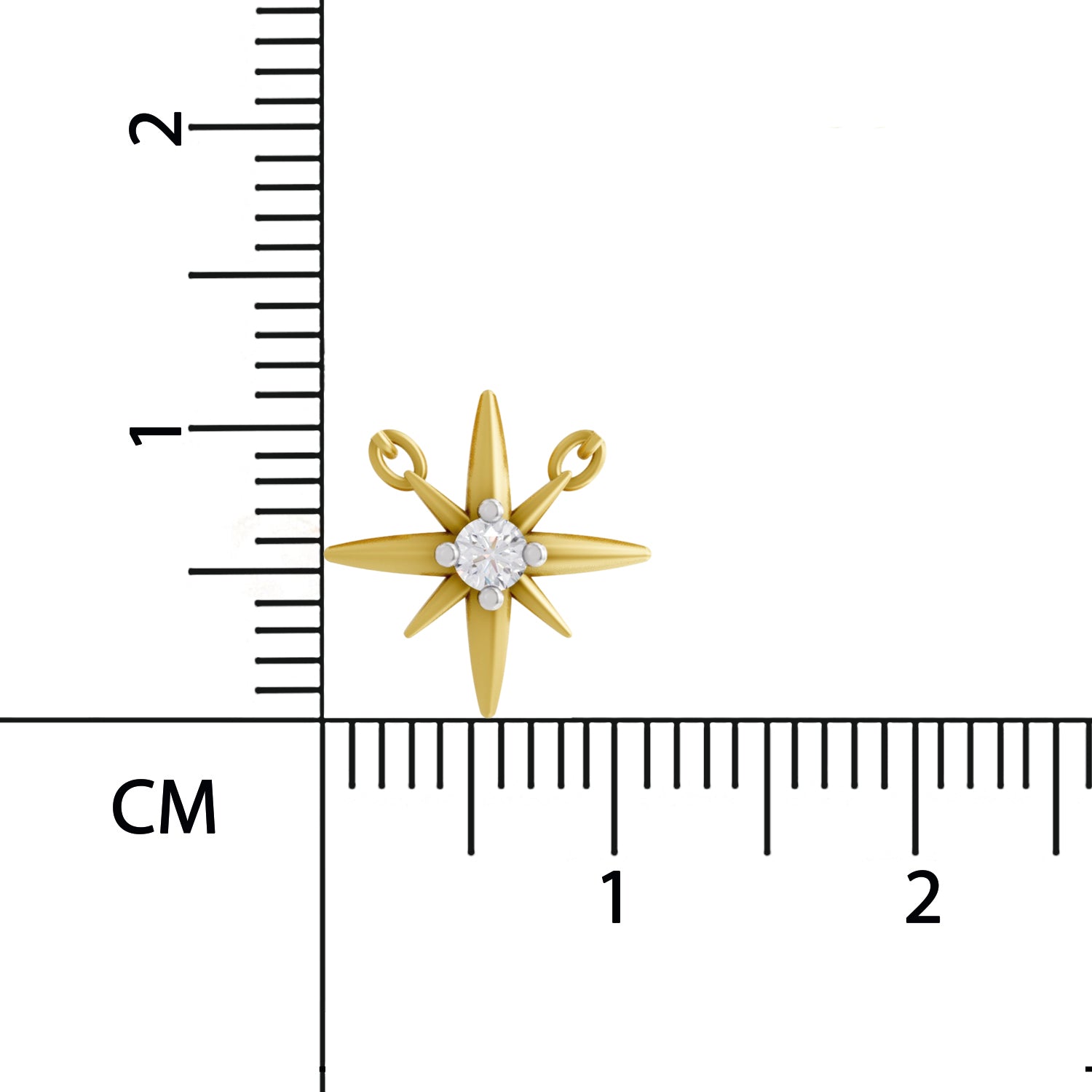 Sparq 0.07ct Minimal Celestial Diamond Star Threader Necklace