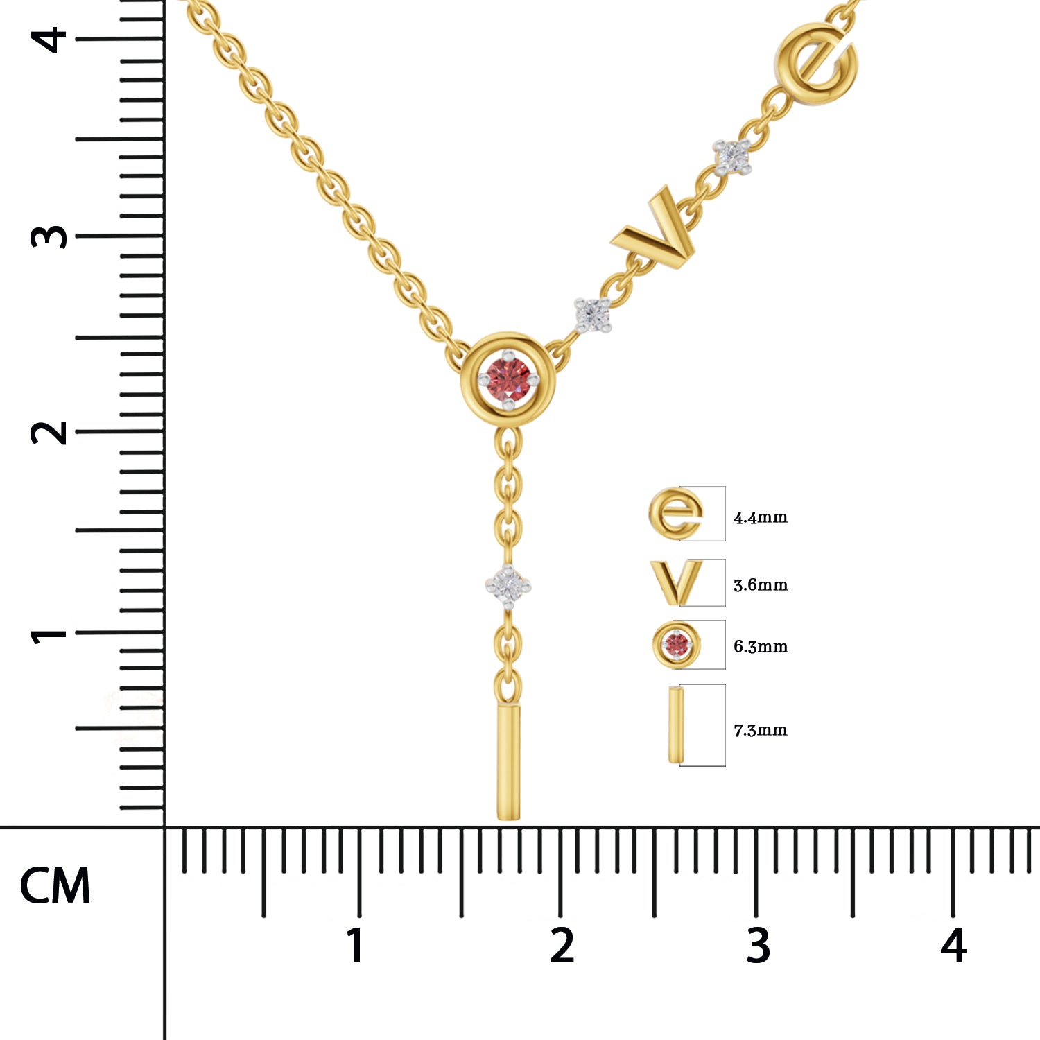 Sparq 0.08ct Minimal Diamond Cluster Necklace