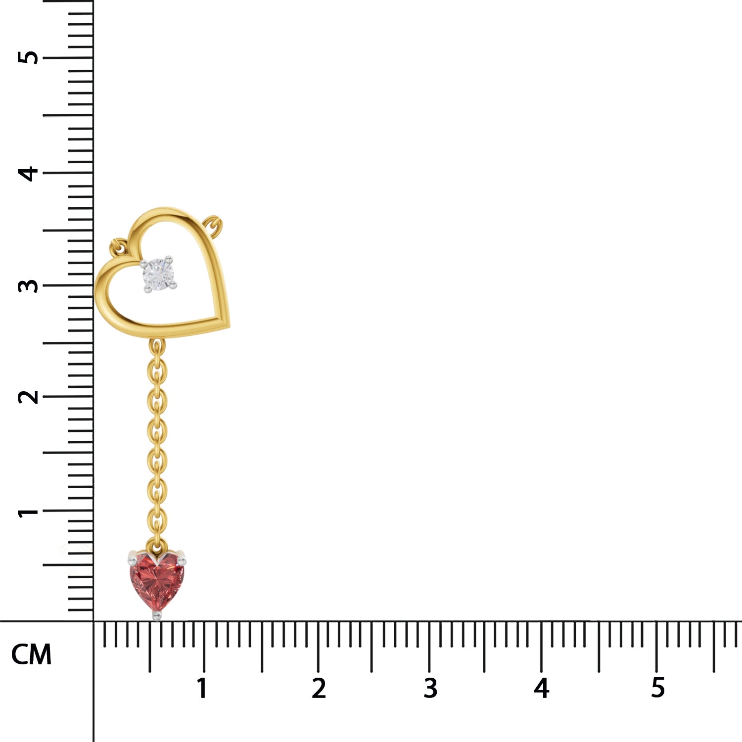 Sparq 0.07ct Minimal Diamond Heart Necklace