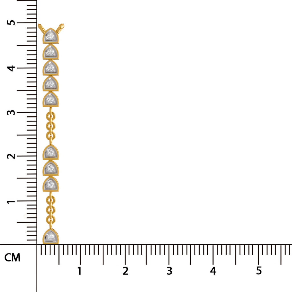 Sparq 0.11ct Everyday Diamond Cluster Necklace
