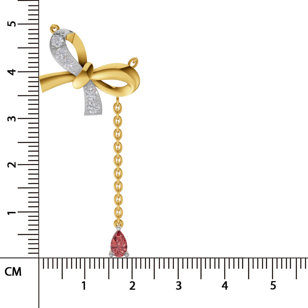 Sparq 0.22ct Evening Diamond Star Drop Necklace
