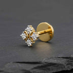Sparq 0.03ct Everyday Diamond Cluster Stud Nose Pin