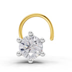 Sparq 0.15ct Minimal Diamond Cluster Wire Nose Pin