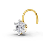 Sparq 0.15ct Minimal Diamond Cluster Wire Nose Pin