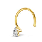 Sparq 0.04ct Solitaire Diamond Wire Nose Pin