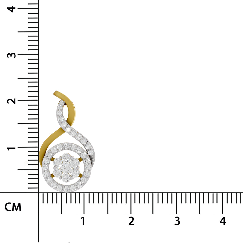 Sparq 0.56ct Luxe Diamond Cluster Pendant