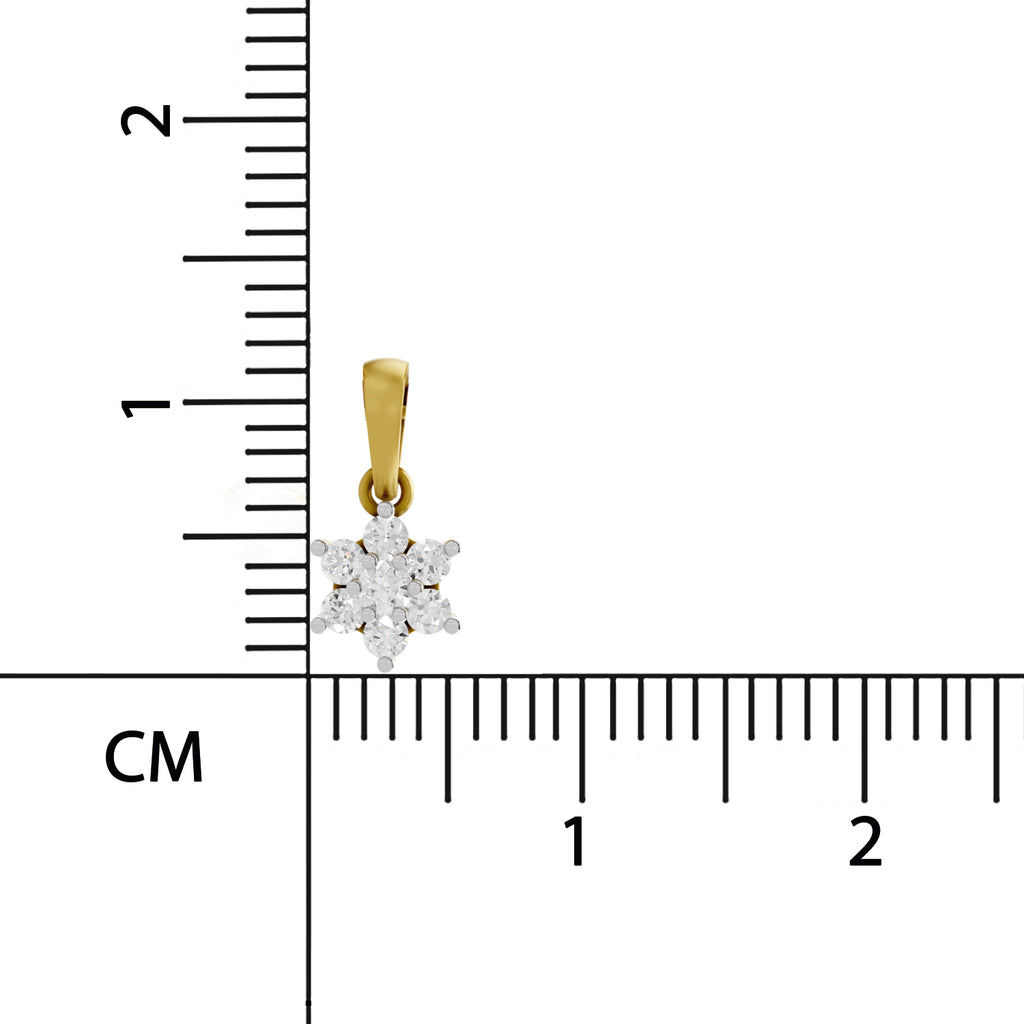 Sparq 0.11ct Simple Geometric Diamond Pendant
