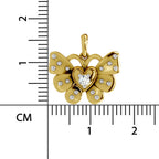 Sparq 0.07ct Dainty Diamond Dragonfly Drop Pendant