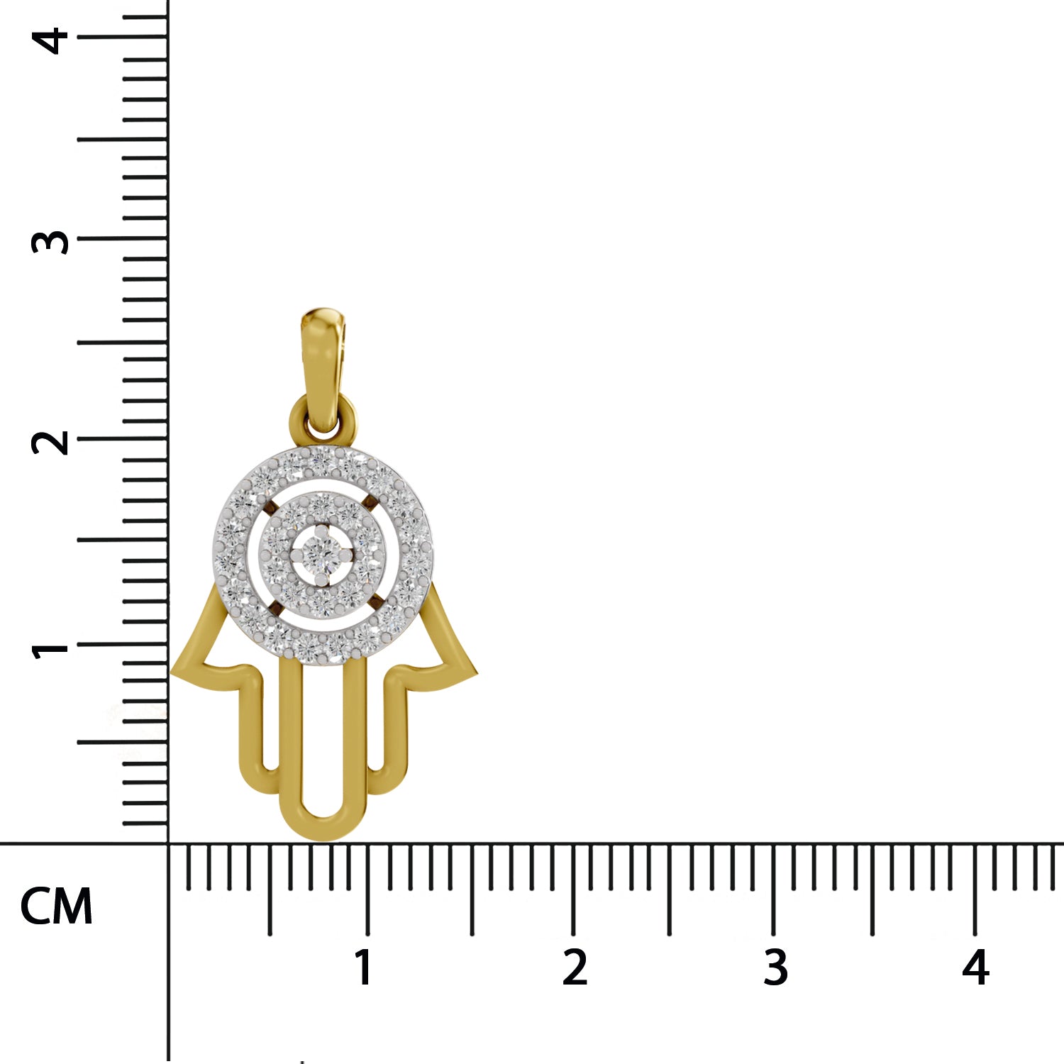 Sparq 0.12ct Simple Geometric Diamond Pendant