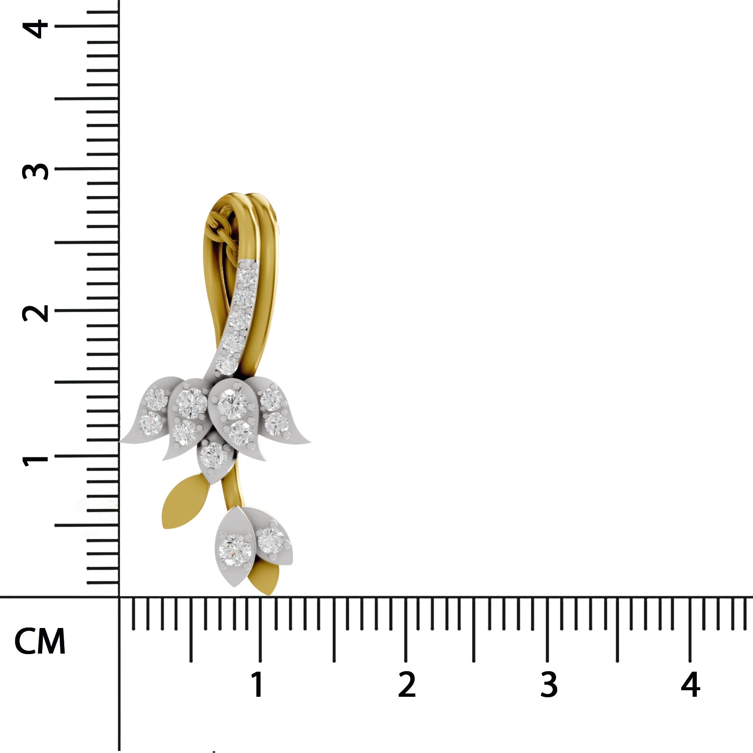 Sparq 0.34ct Elevated Diamond Cluster Pendant