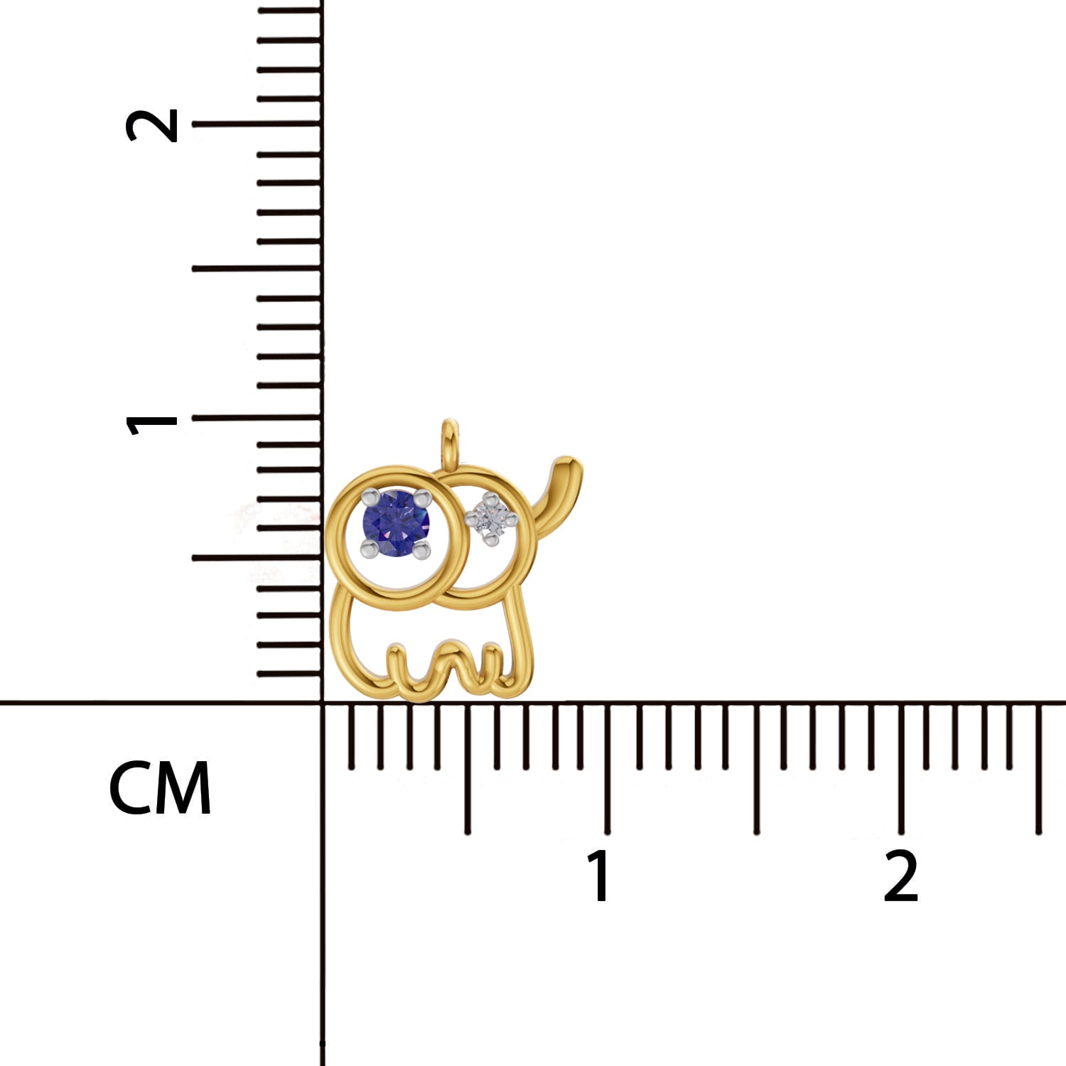 Sparq 0.02ct Minimal Diamond Cluster Pendant