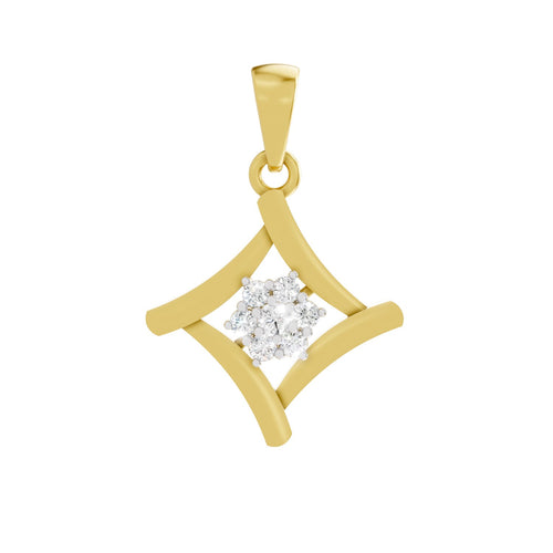 Sparq 0.1ct Minimal Diamond Cluster Pendant