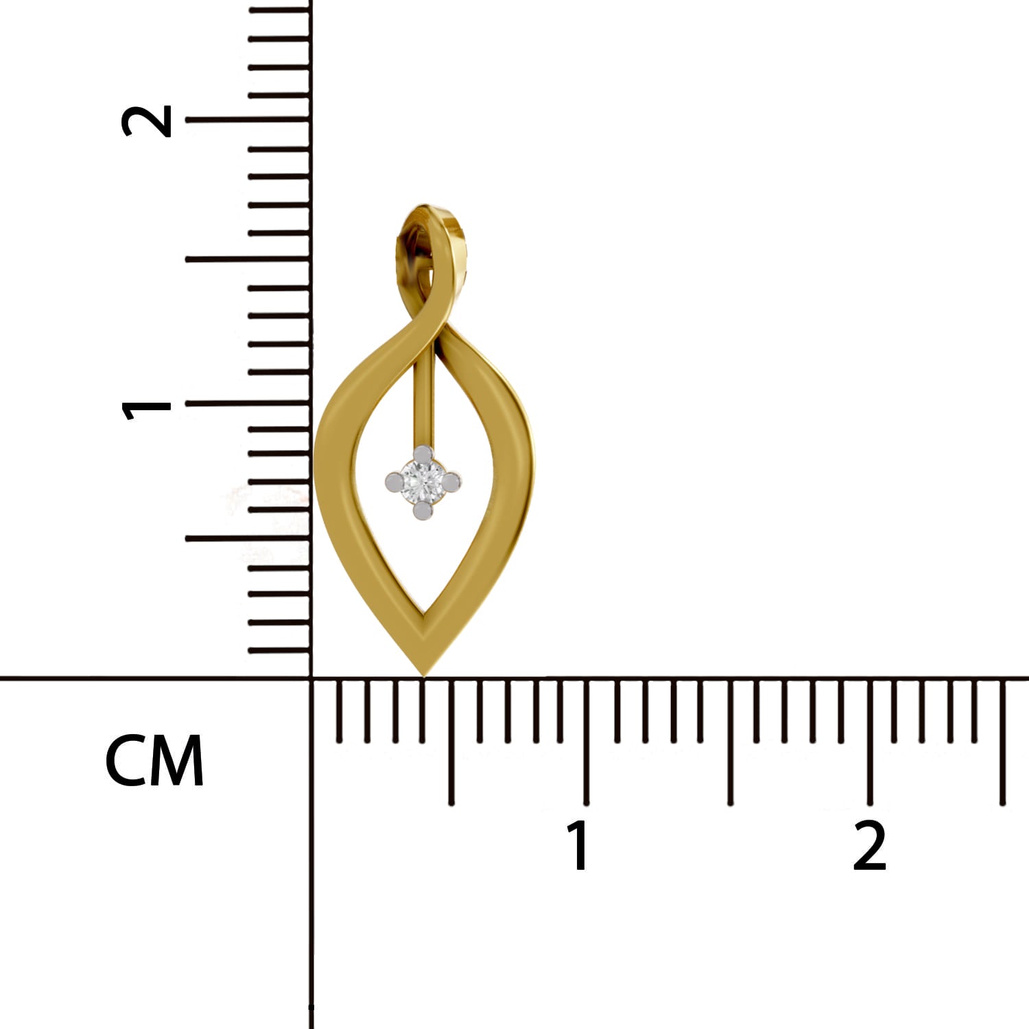 Sparq 0.02ct Everyday Diamond Leaf Pendant