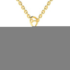 SPARQ Two-Tone Gold Leaf & Diamond Swirl Pendant