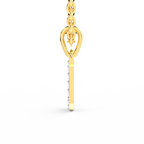 SPARQ Initial J Lab Grown Diamond Yellow Gold Plated Pendant