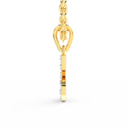 SPARQ Initial S Lab Grown Diamond Yellow Gold Plated Pendant