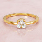 Sparq 0.08ct Minimal Diamond Cluster Ring