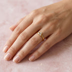 Sparq 0.08ct Minimal Diamond Cluster Ring