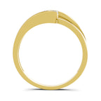 Lab Grown Diamond Ring 0.26 Carat IGI Certified Round Shape 925 Sterling Silver Gold Plated Solitaire Ring (Ring Size - 10)