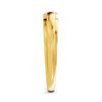 Lab Grown Diamond Ring 0.4 Carat IGI Certified Round Shape 925 Sterling Silver Gold Plated Solitaire Ring