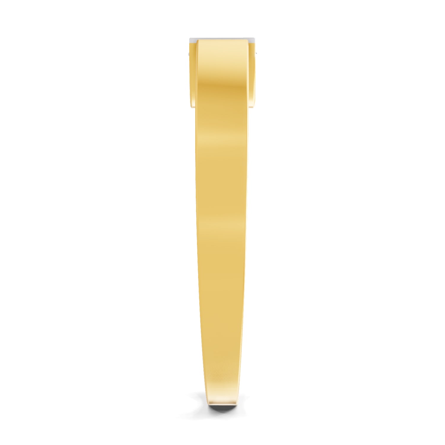 Lab Grown Diamond Ring 0.35 Carat IGI Certified Round Shape 925 Sterling Silver Gold Plated Solitaire Ring