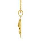 SPARQ Circular Krishna Bansuri Diamond Pendant For Men & Women