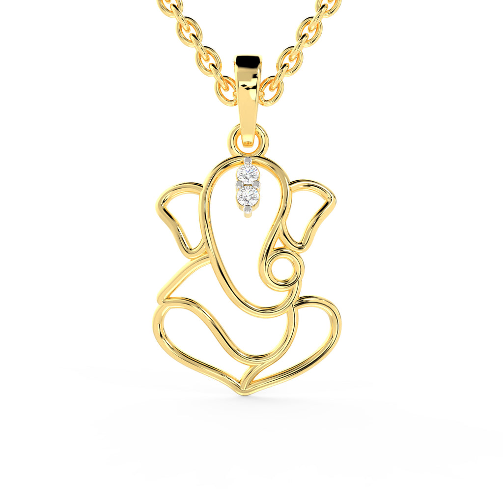 SPARQ The Infinite Grace Ganesha Diamond Pendant
