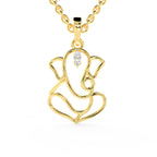 SPARQ The Infinite Grace Ganesha Diamond Pendant