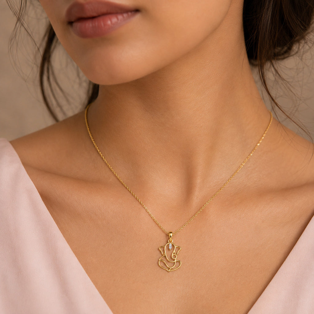 SPARQ The Infinite Grace Ganesha Diamond Pendant
