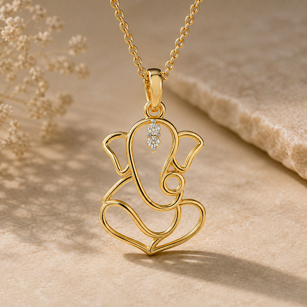 SPARQ The Infinite Grace Ganesha Diamond Pendant