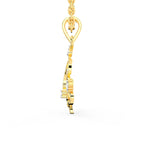 SPARQ Divine Abhaya Ganesha Diamond Gold Pendant
