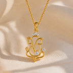 SPARQ Divine Abhaya Ganesha Diamond Gold Pendant