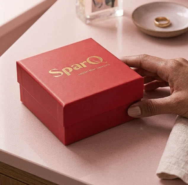 Sparq 0.57ct Evening Diamond Heart Stud Earrings