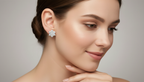 Sparq 0.41ct Evening Diamond Cluster Stud Earrings