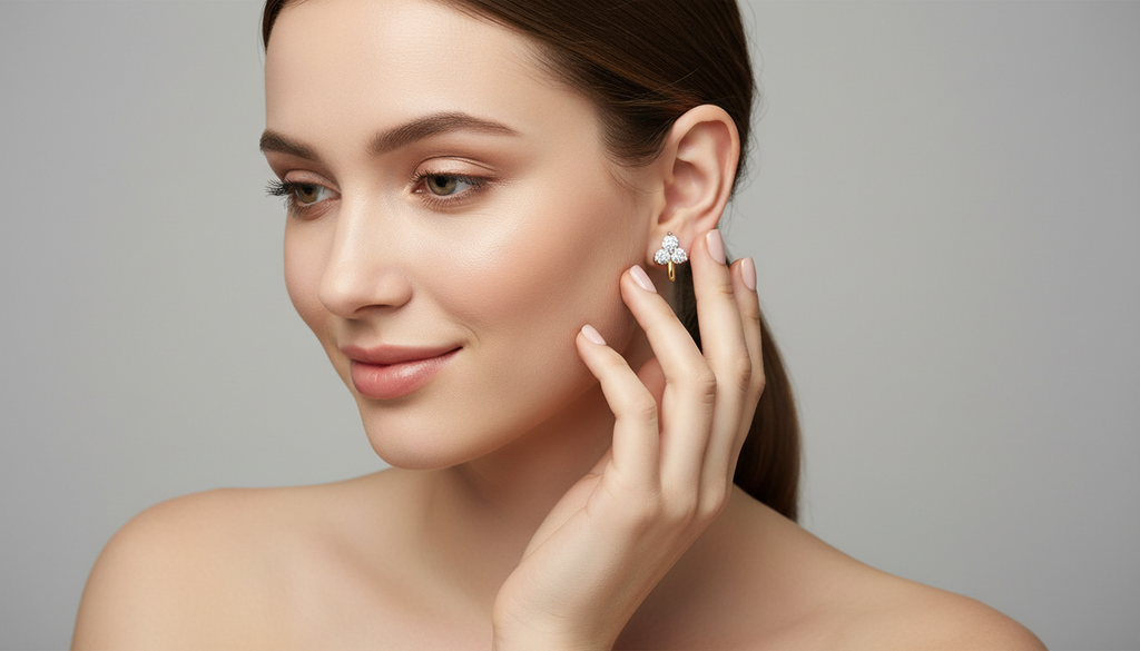 Sparq 0.35ct Evening Diamond Cluster Stud Earrings