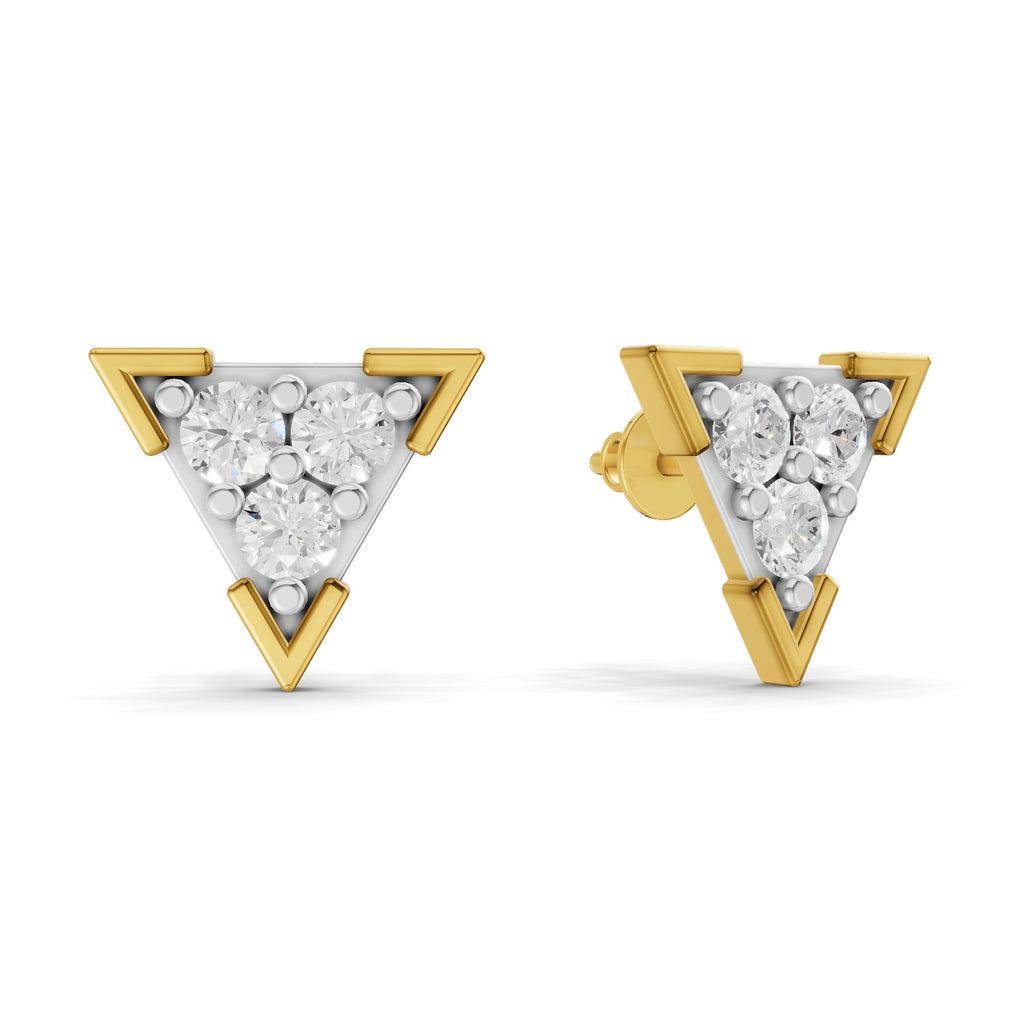 Sparq 1ct Premium Diamond Cluster Stud Earrings