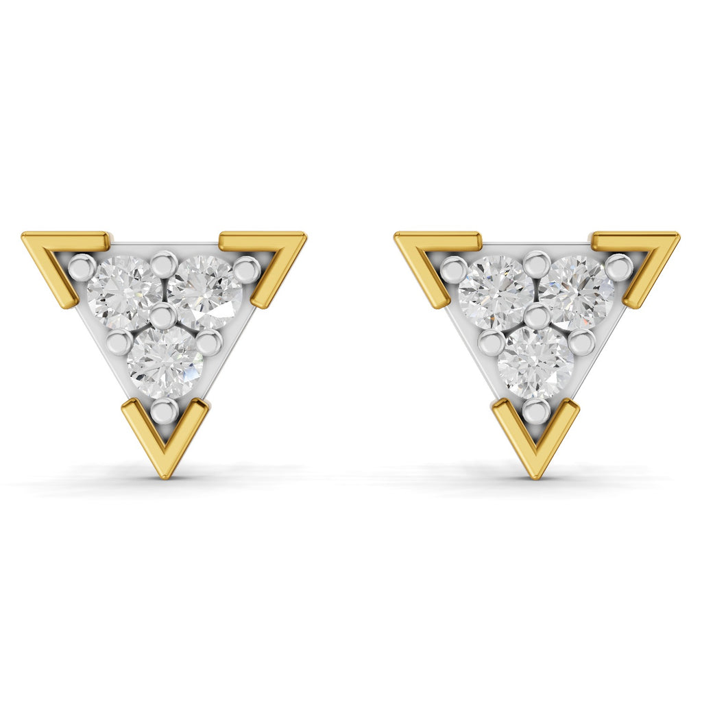 Sparq 1ct Premium Diamond Cluster Stud Earrings