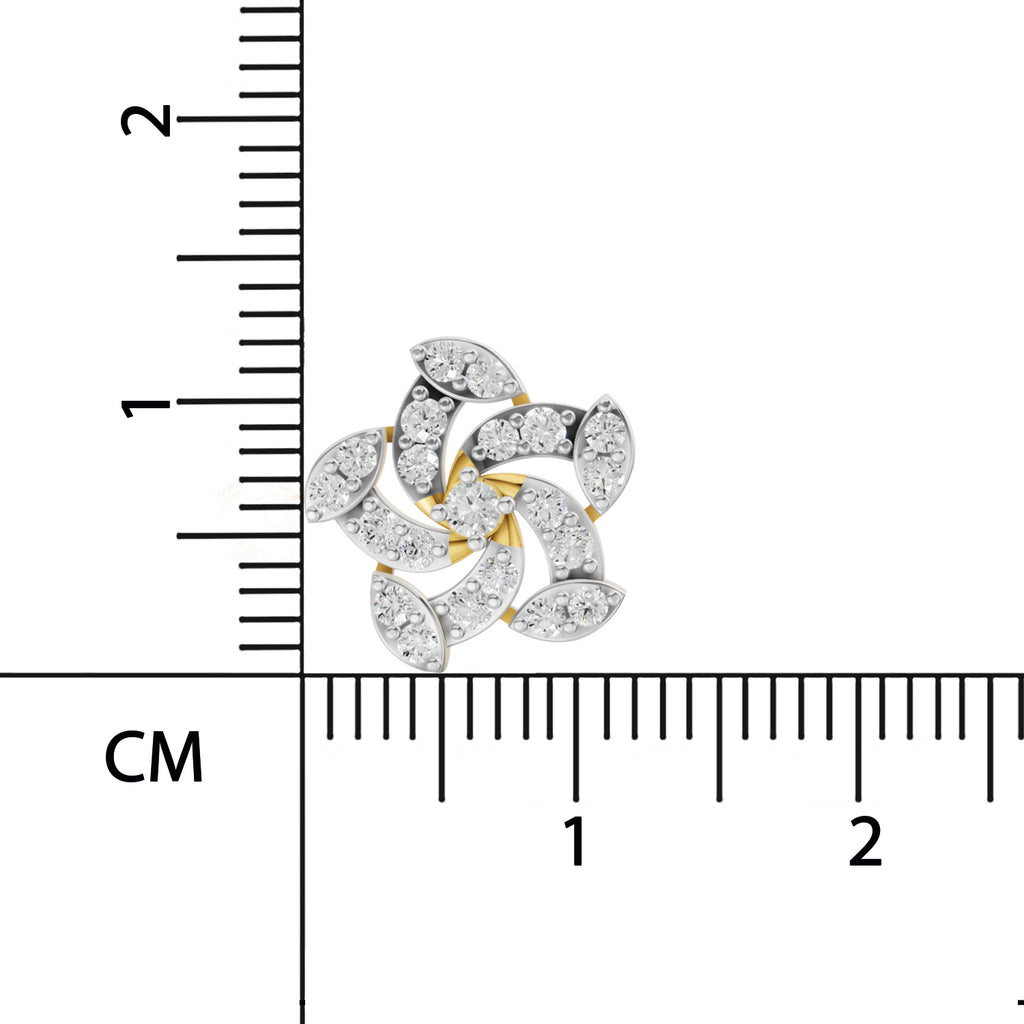 Sparq 0.67ct Grand Geometric Diamond Stud Earrings