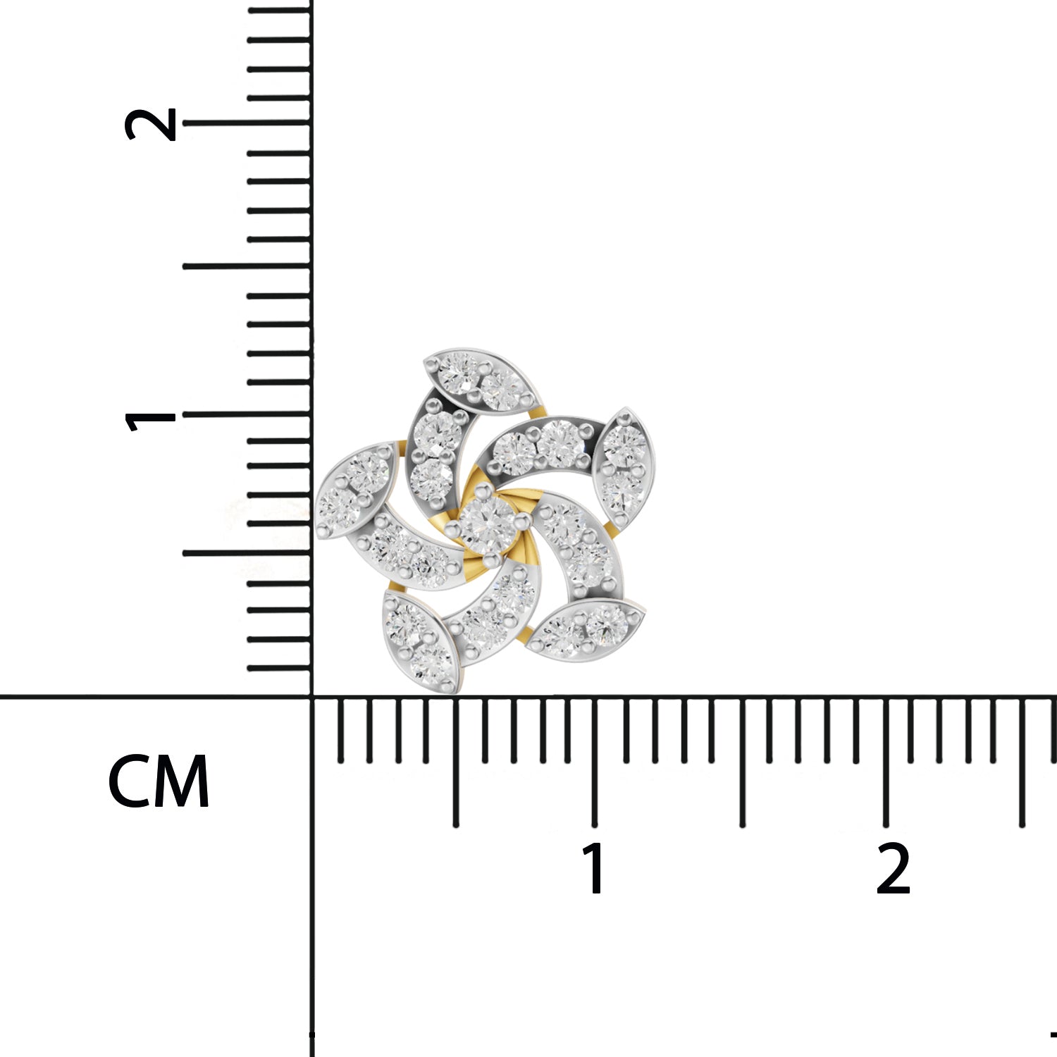 Sparq 0.67ct Grand Geometric Diamond Stud Earrings