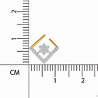 Sparq 0.8ct Statement Geometric Diamond Stud Earrings