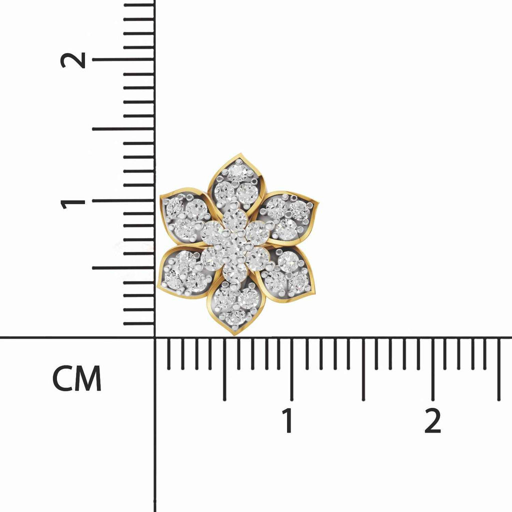 Sparq 0.76ct Grand Geometric Diamond Stud Earrings