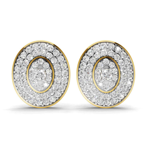 Sparq 1.37ct Grand Diamond Cluster Stud Earrings
