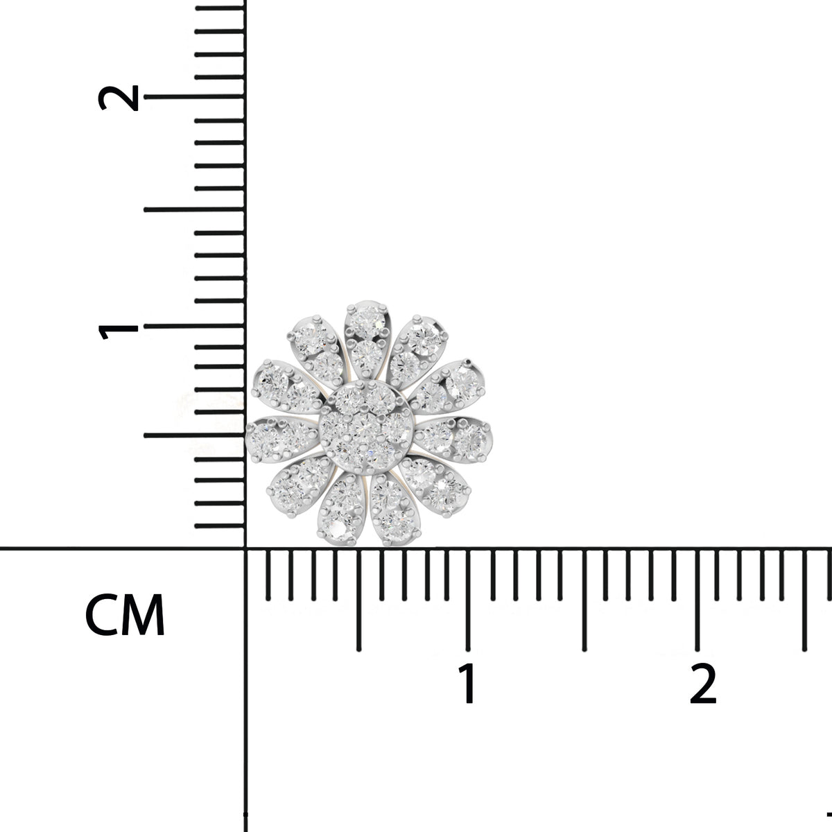 Sparq 0.76ct Statement Geometric Diamond Stud Earrings