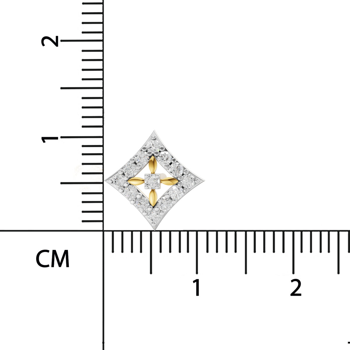 Sparq 0.31ct Evening Diamond Cluster Stud Earrings